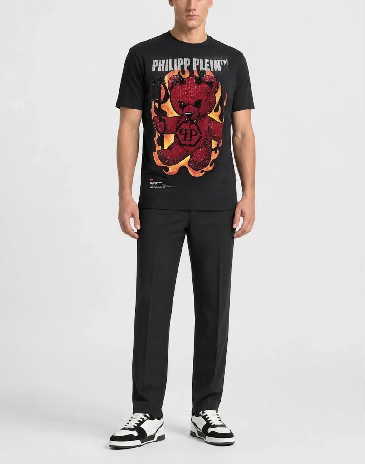 Jersey T-Shirt Teddy Flames, цвет: Черный