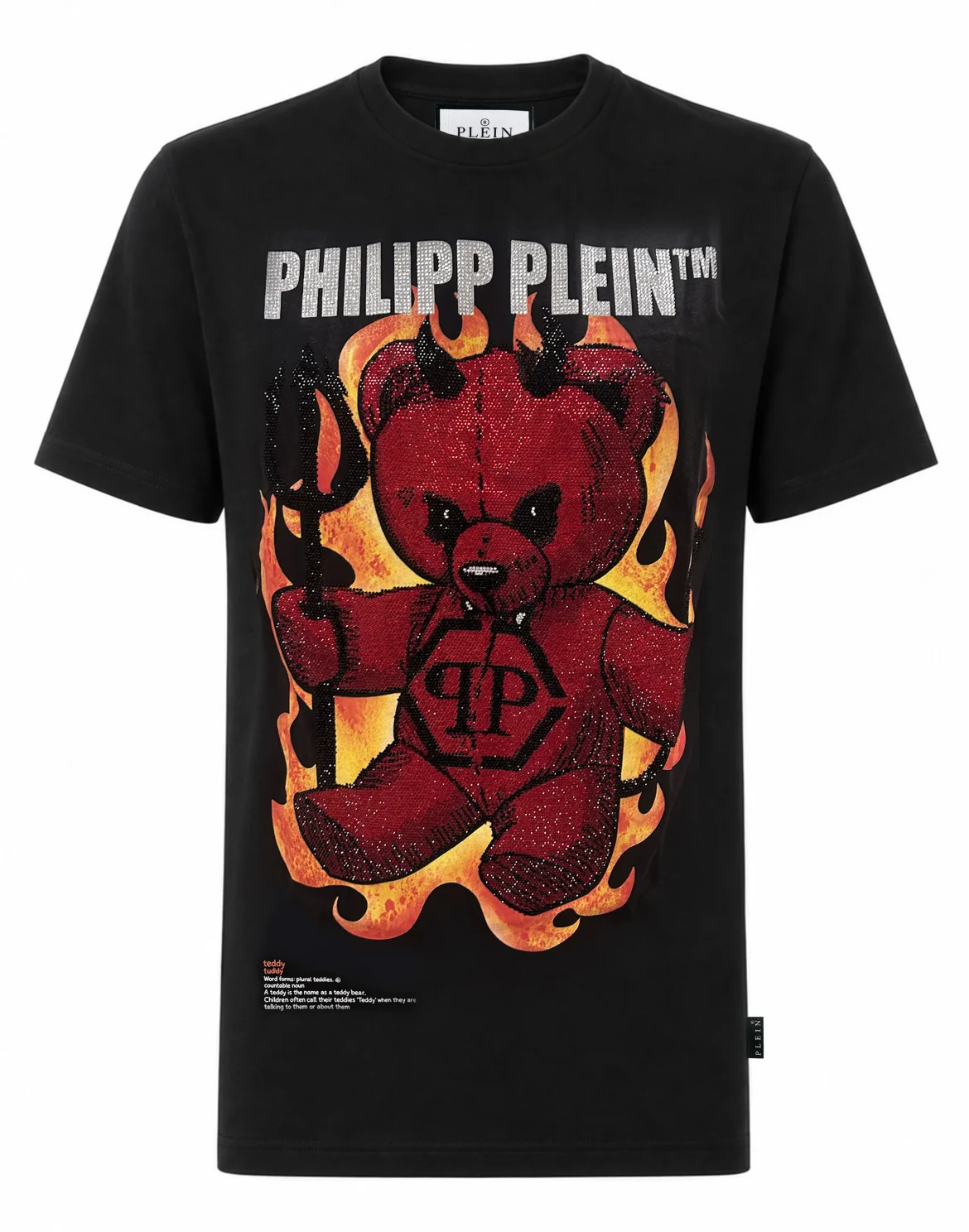 Jersey T-Shirt Teddy Flames, цвет: Черный