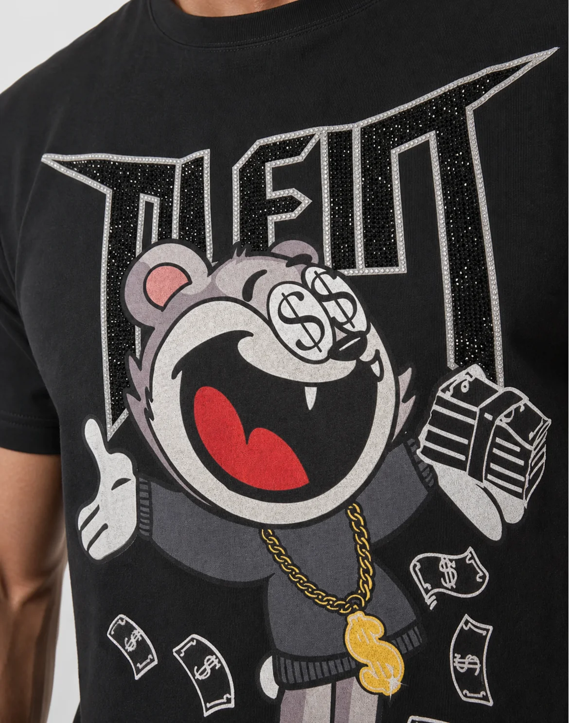Jersey T-Shirt Money Bear, цвет: Черный