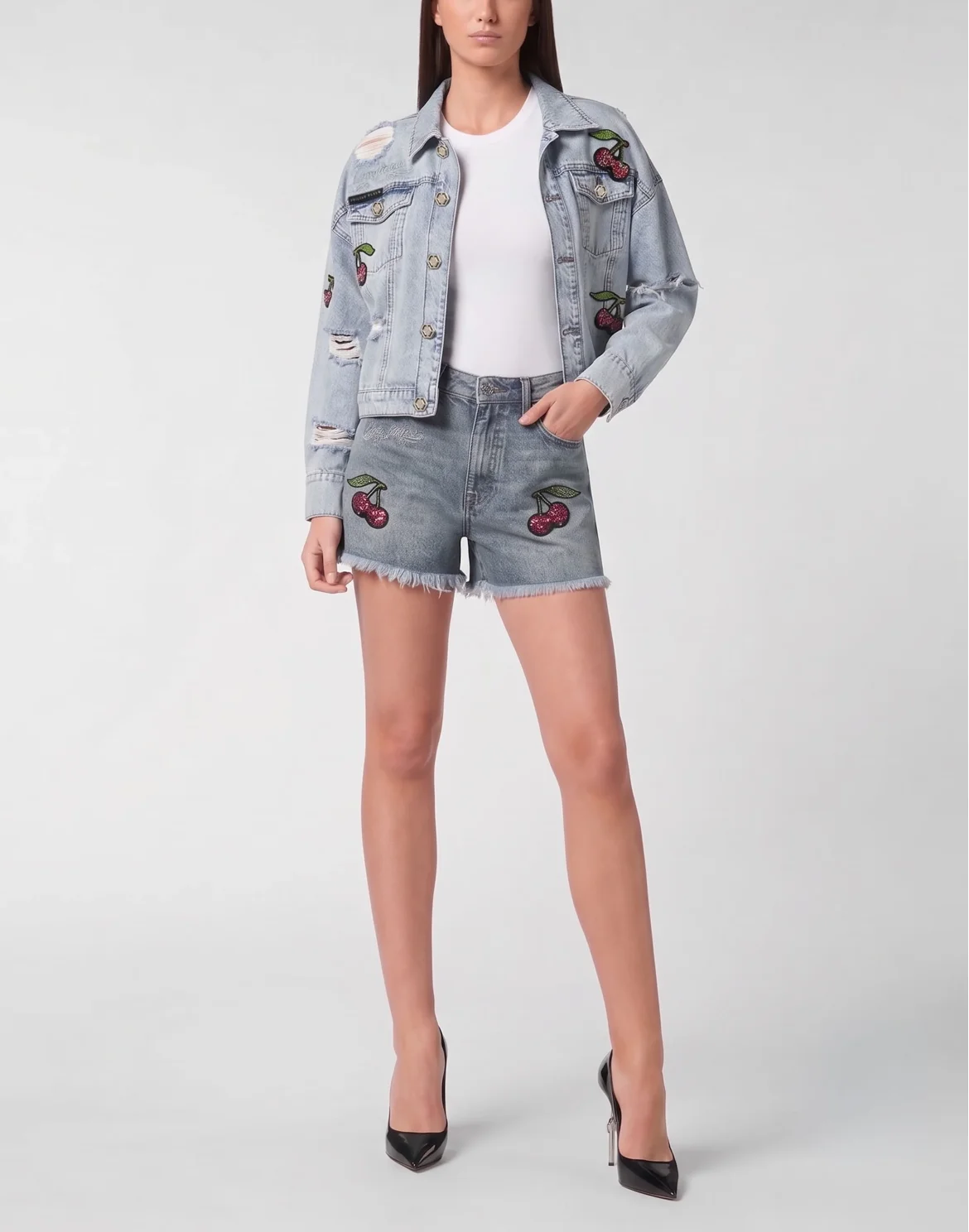 Denim Regular Jacket Cherrylicious, цвет: Голубой