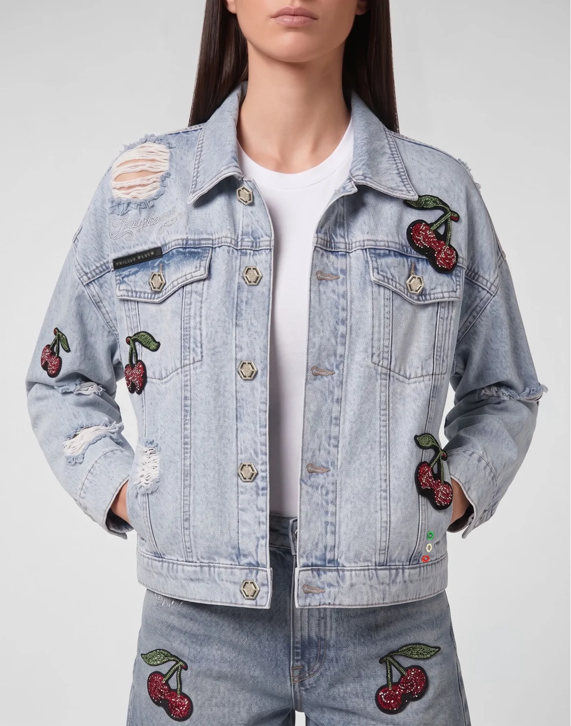 Denim Regular Jacket Cherrylicious, цвет: Голубой