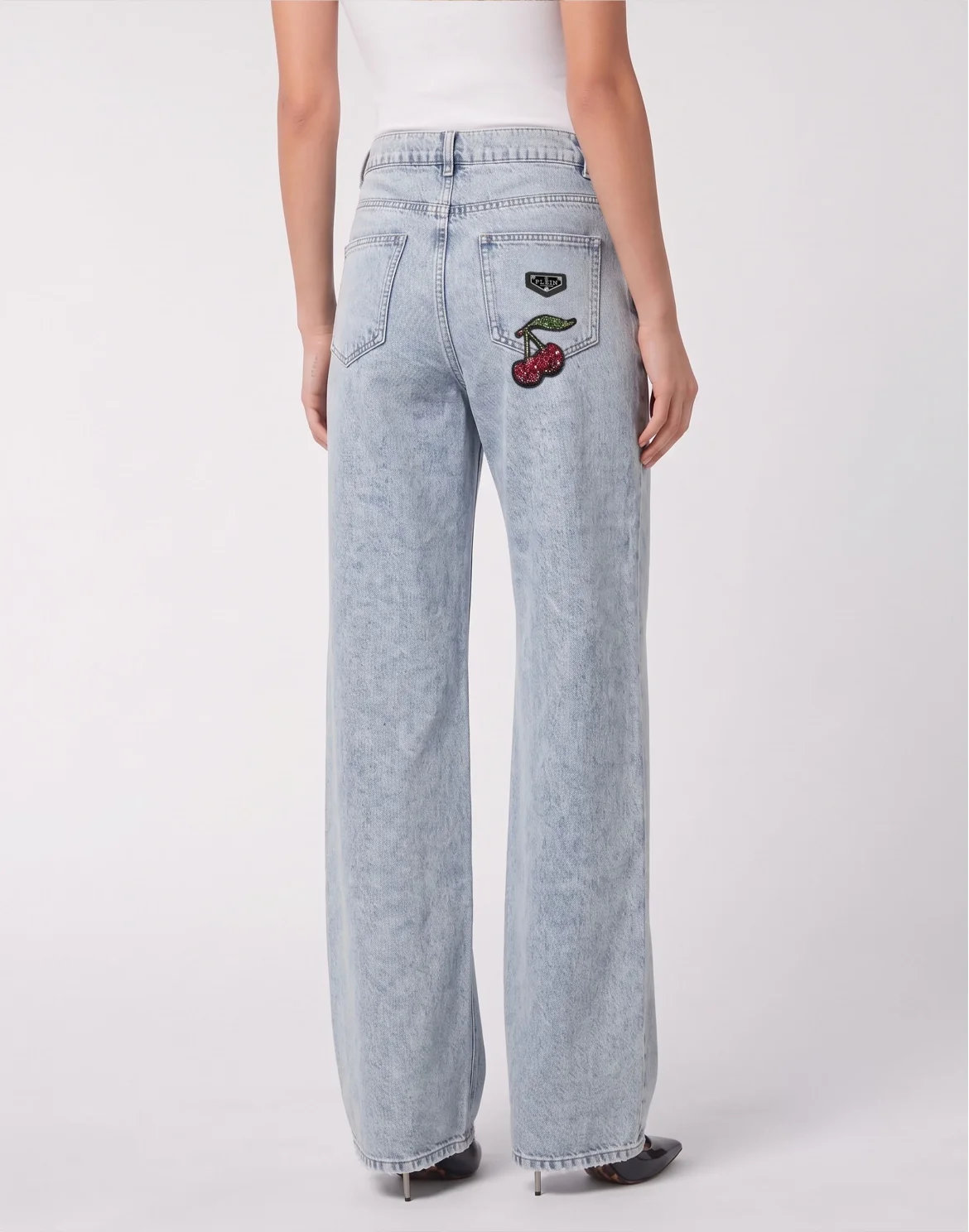Skater Fit Jeans Cherrylicious, цвет: Голубой