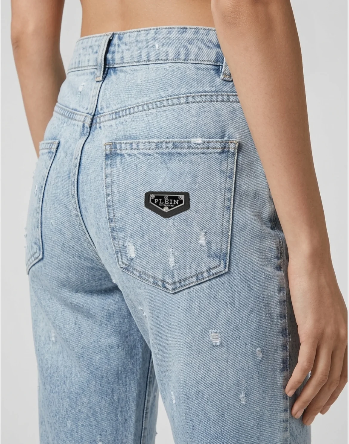 Straight Fit Jeans Mini Roedge, цвет: Голубой