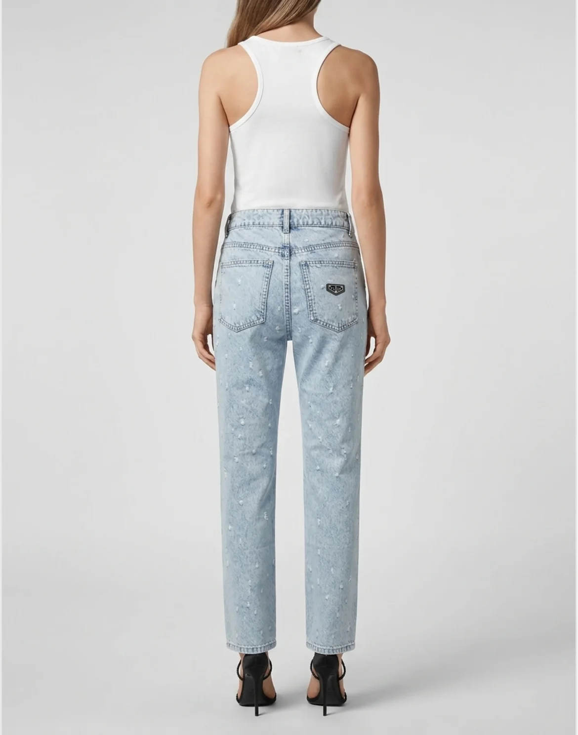 Straight Fit Jeans Mini Roedge, цвет: Голубой