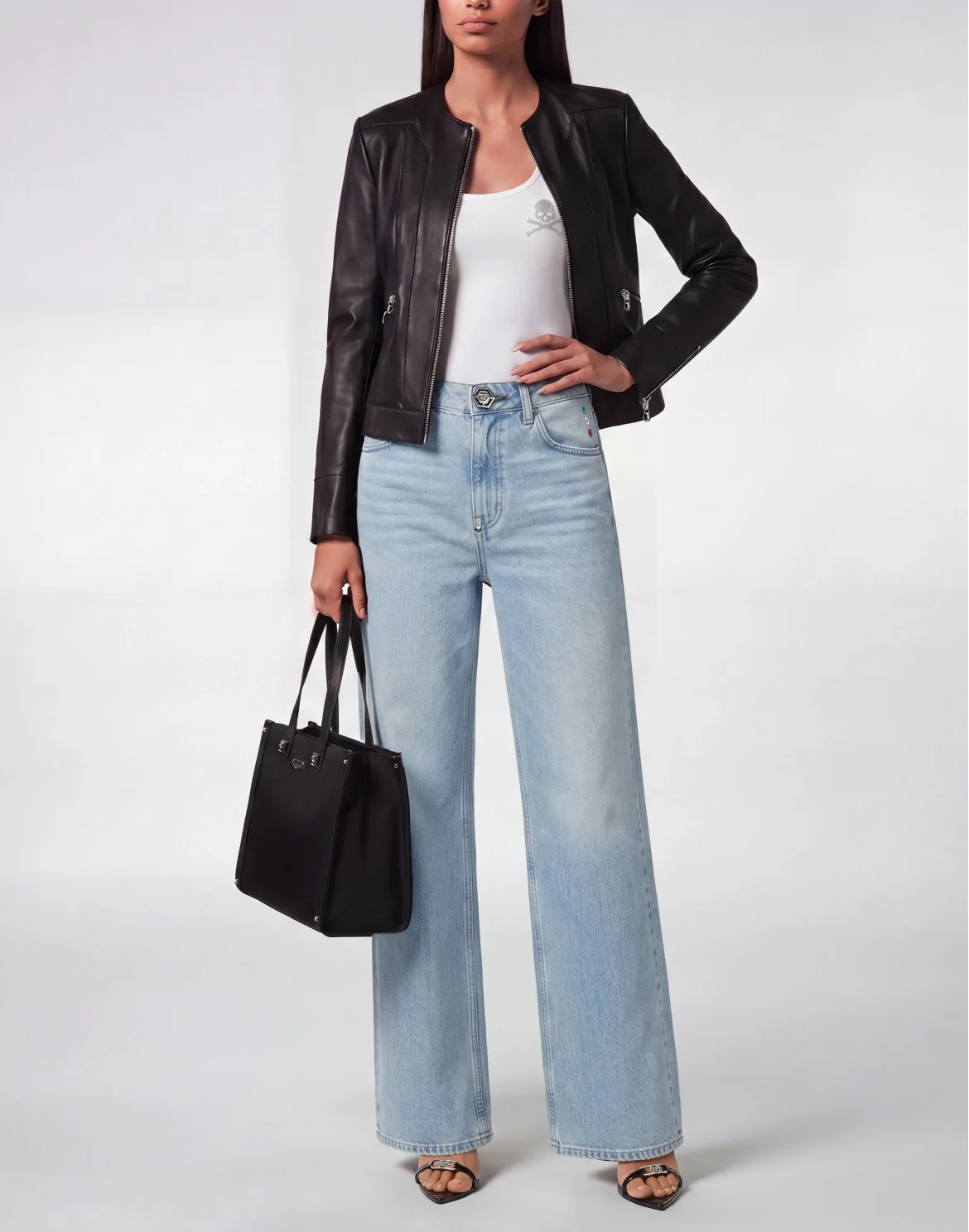 Skater Fit Jeans, цвет: Голубой