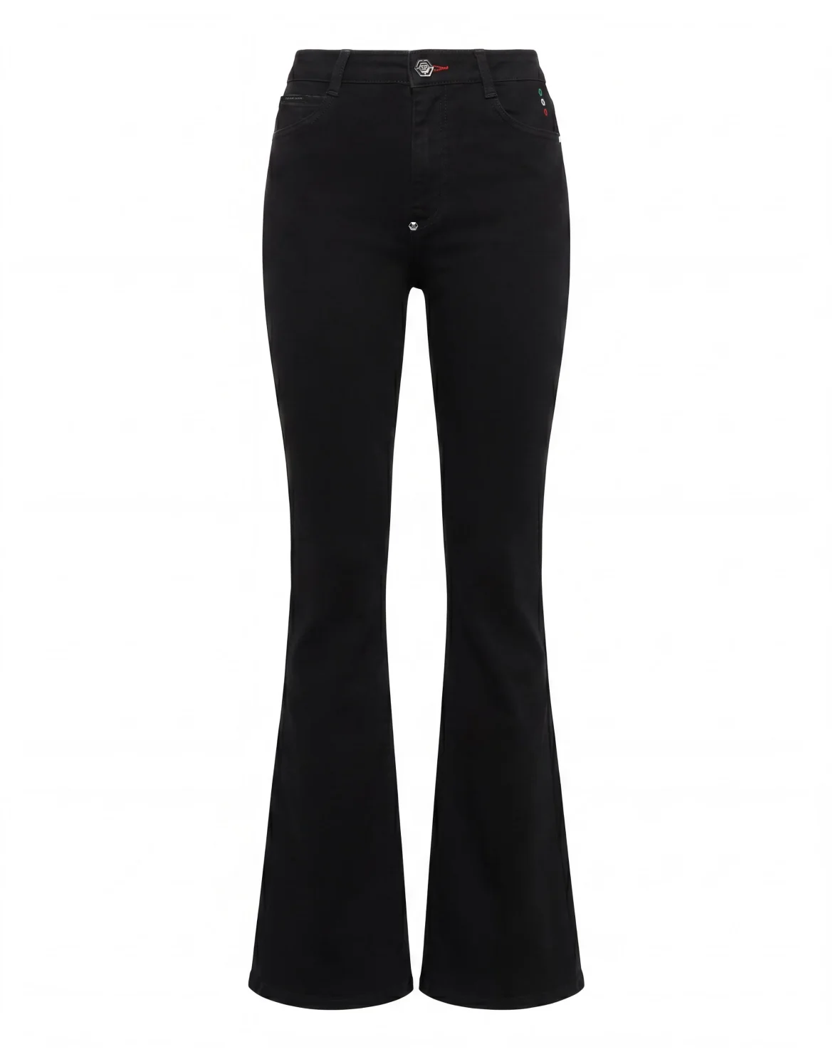 Flare Fit Jeans Basic, цвет: Черный