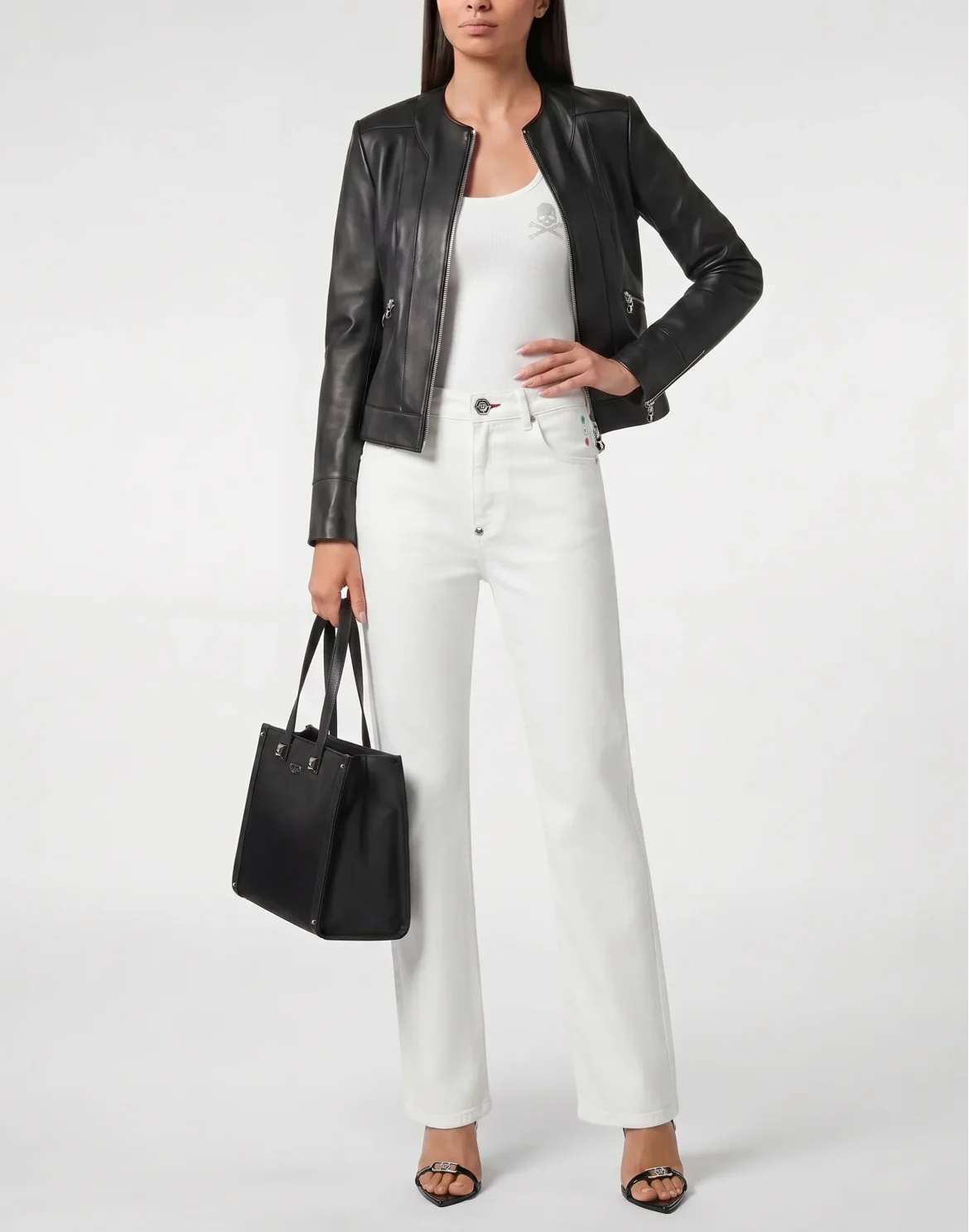 Straight Fit Jeans Basic, цвет: Белый
