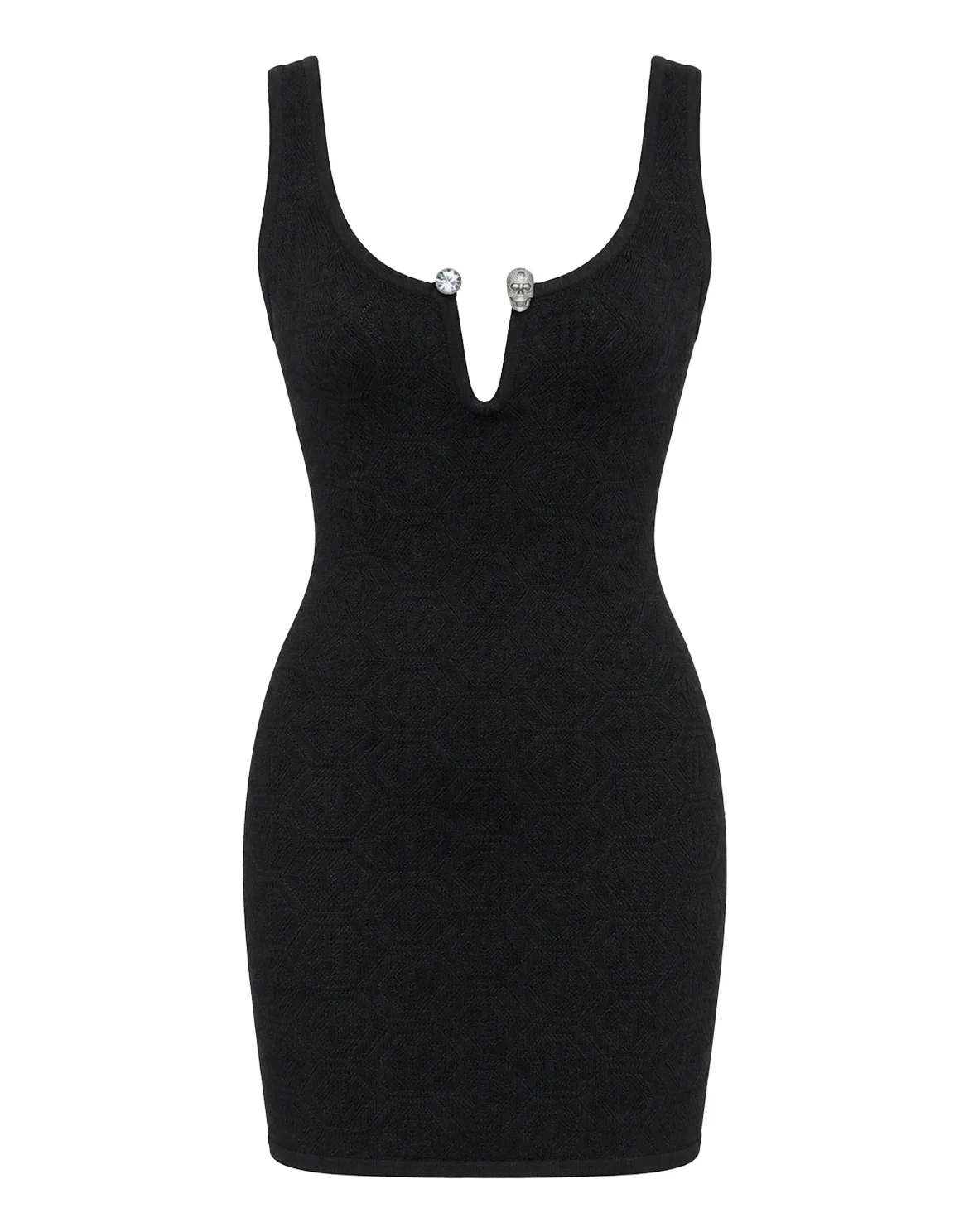Monogram Tank Top Dress, цвет: Черный