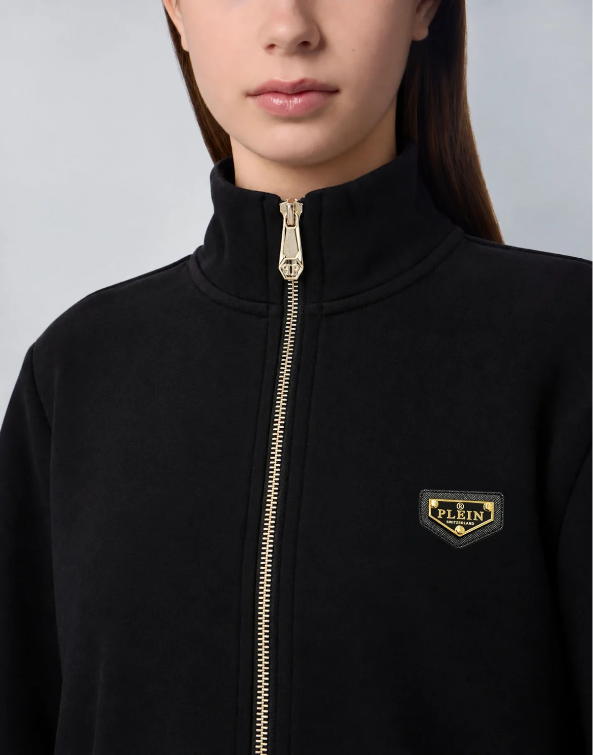 Gold Zip Track Jacket, цвет: Черный