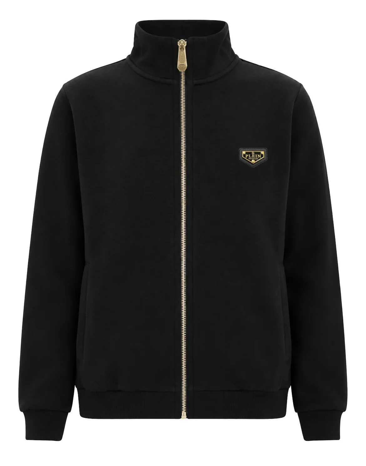 Gold Zip Track Jacket, цвет: Черный
