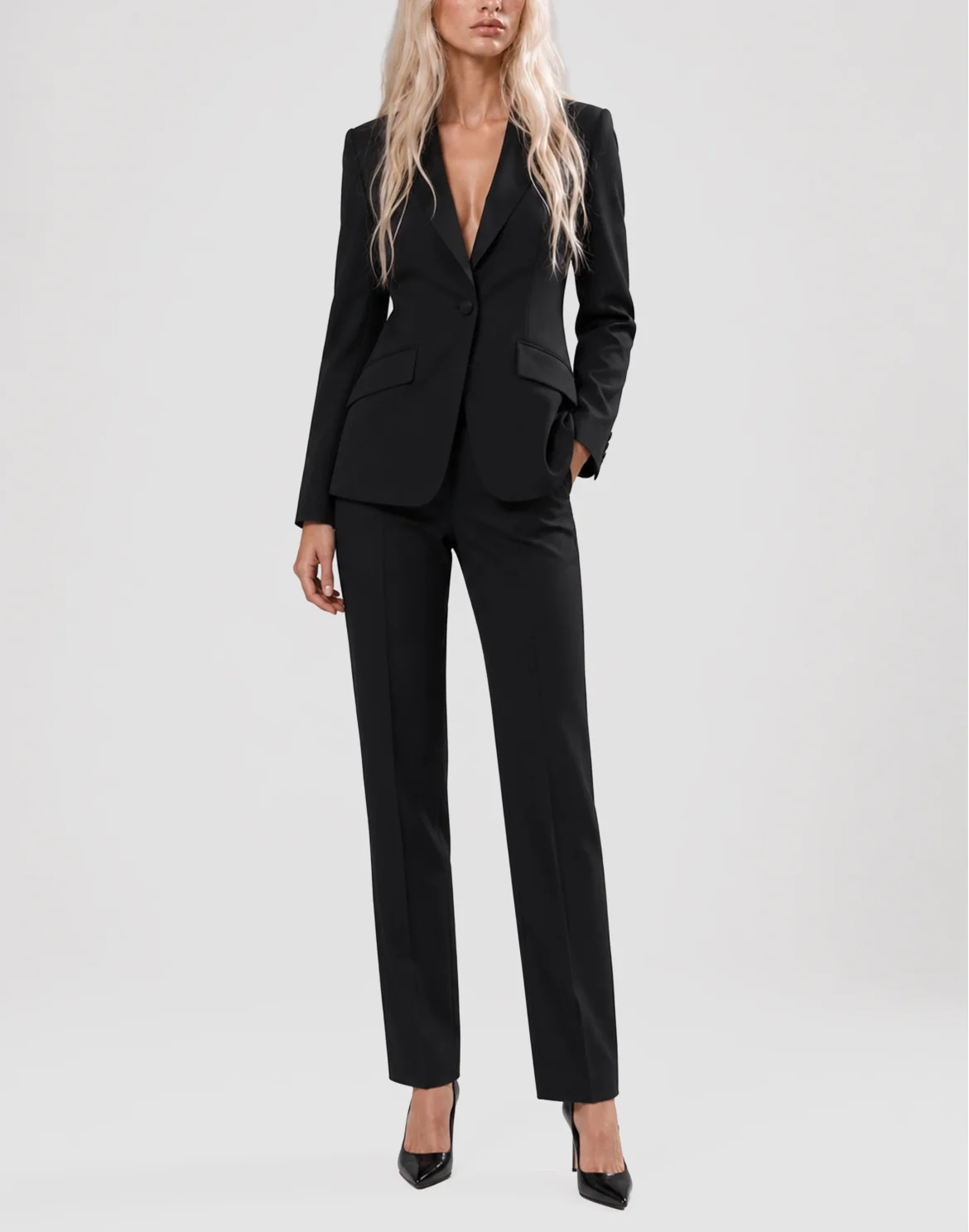 Single Breasted Fit Blazer Skull, цвет: Черный