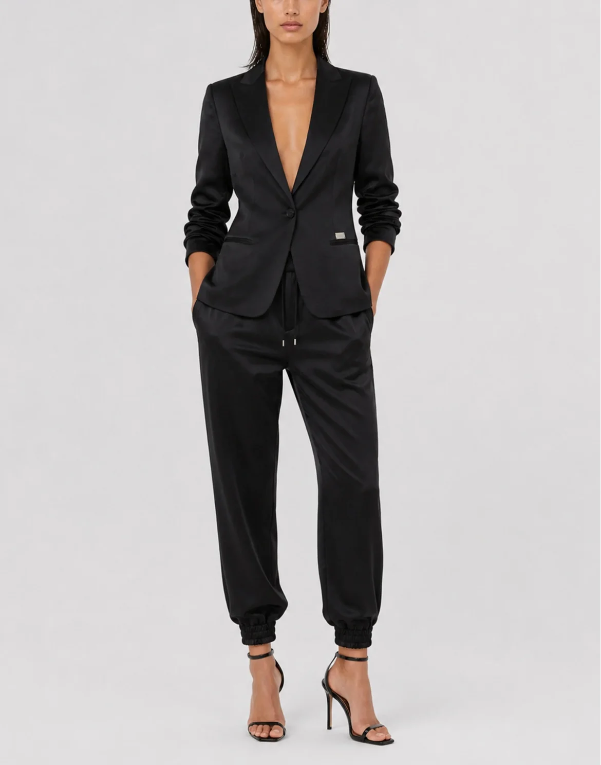 Cady Cargo Fit Blazer, цвет: Черный