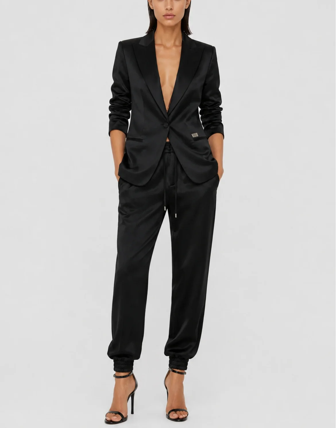 Cady Jogging Trousers Cargo Fit, цвет: Черный