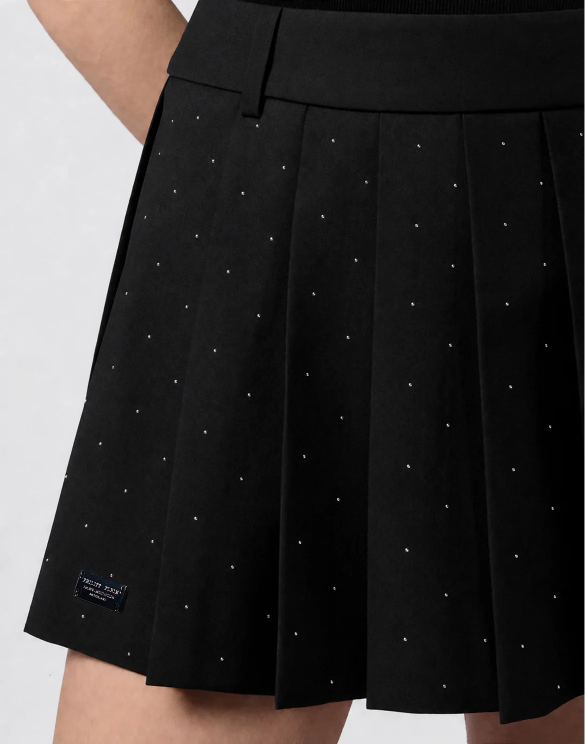 Crystal Strass Mini Skirt, цвет: Черный