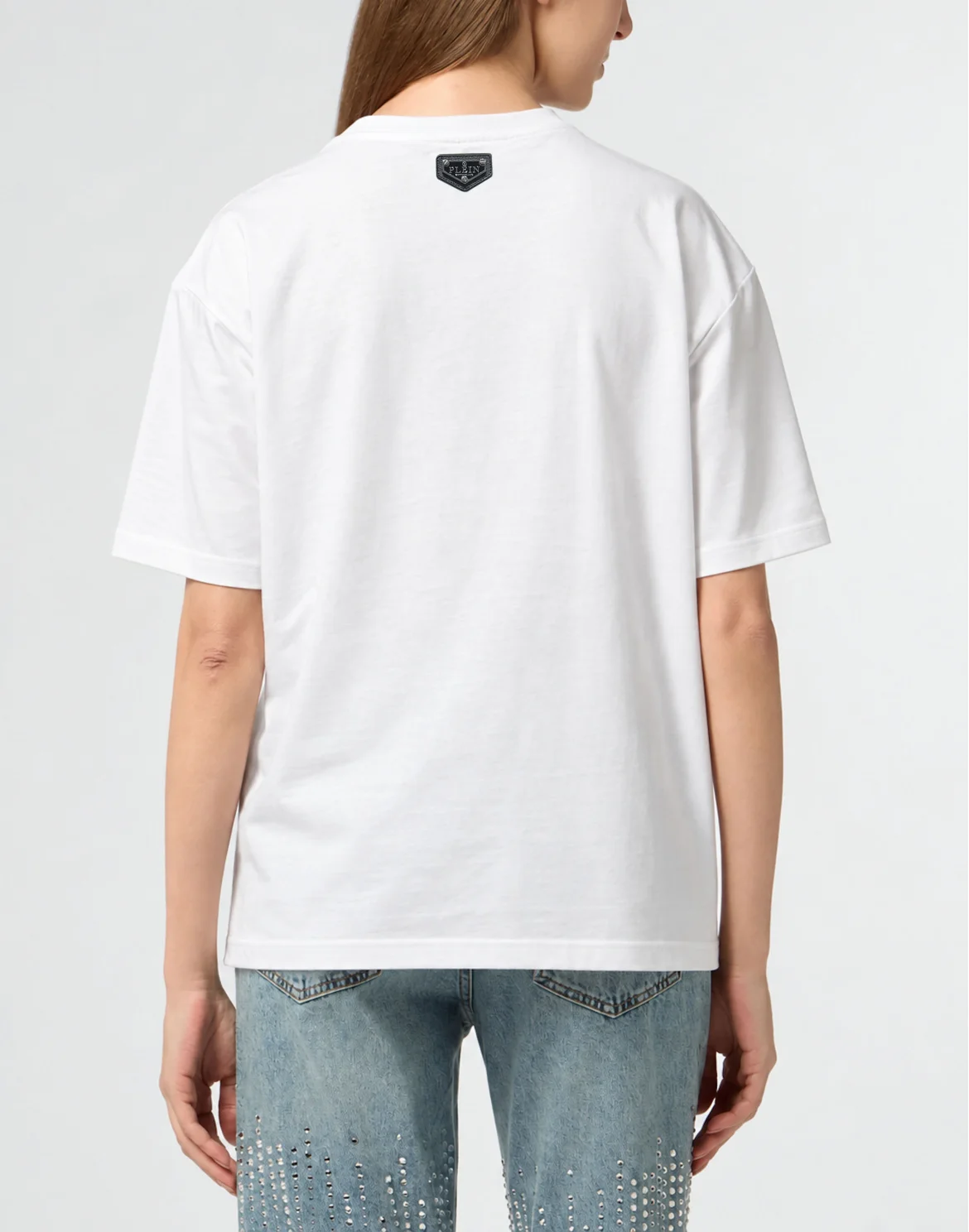Cherries Strass Man Fit Roundneck T-Shirt SS, цвет: Белый