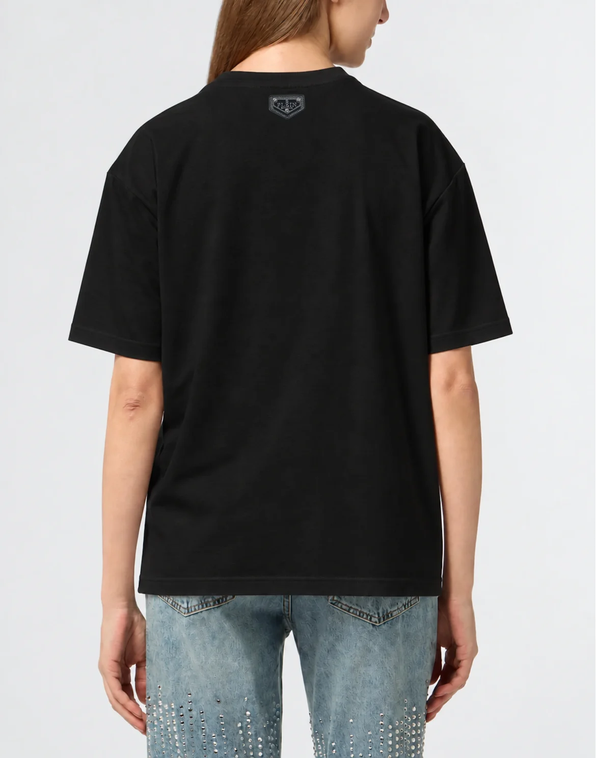 Cherries Strass Man Fit Roundneck T-Shirt SS, цвет: Черный