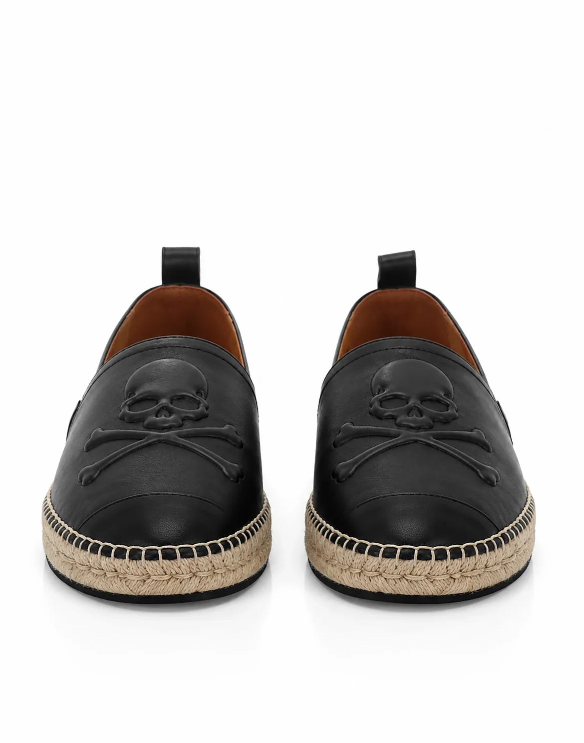 Nappa Leather Espadrillas Skull, цвет: Черный