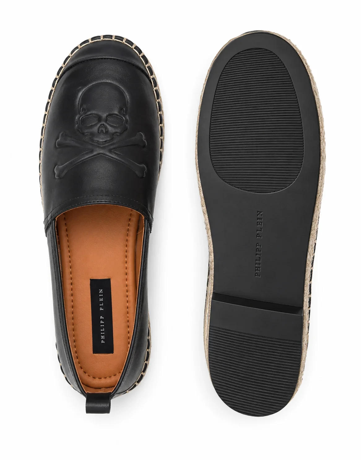 Nappa Leather Espadrillas Skull, цвет: Черный