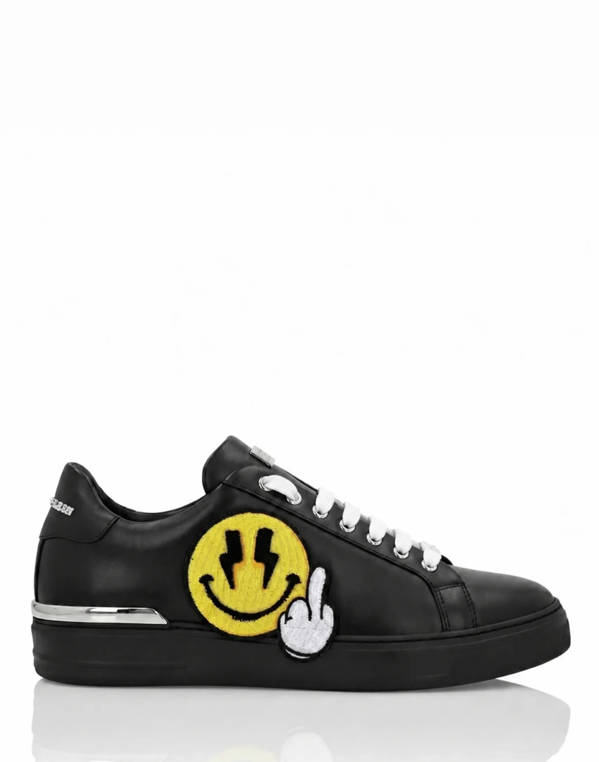 Low-Top Sneakers Plein Smile, цвет: Черный