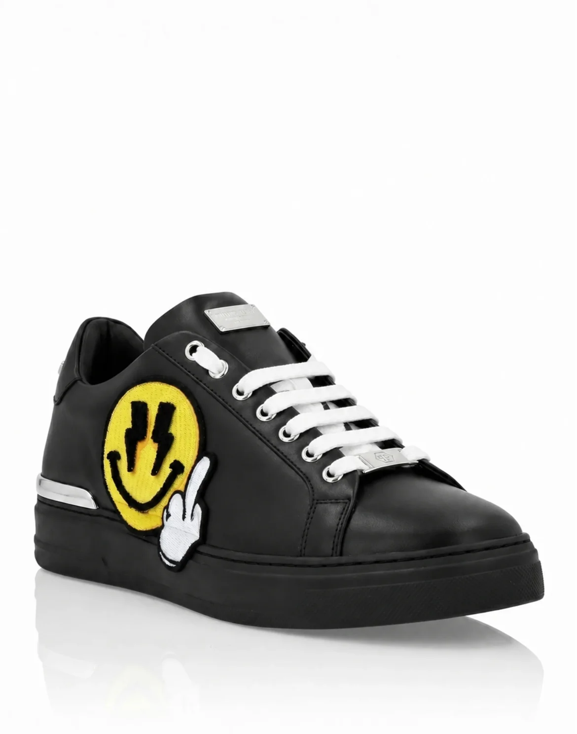 Low-Top Sneakers Plein Smile, цвет: Черный
