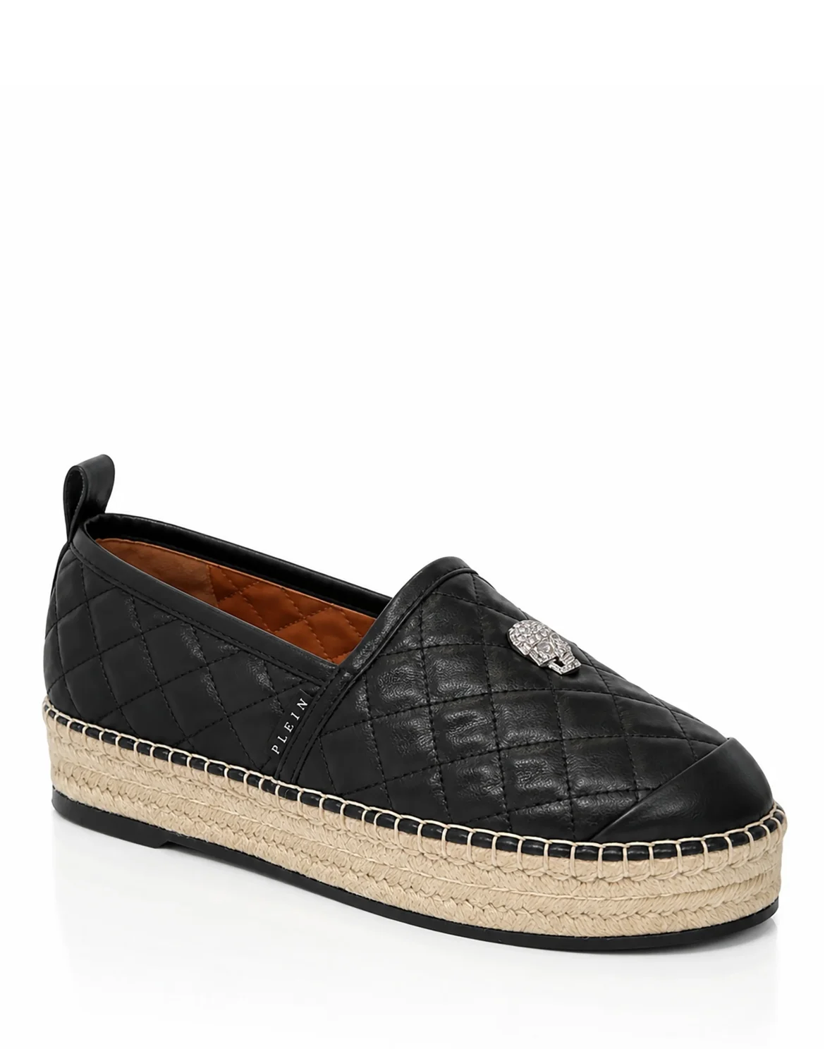Espadrillas Matelasse Skull, цвет: Черный