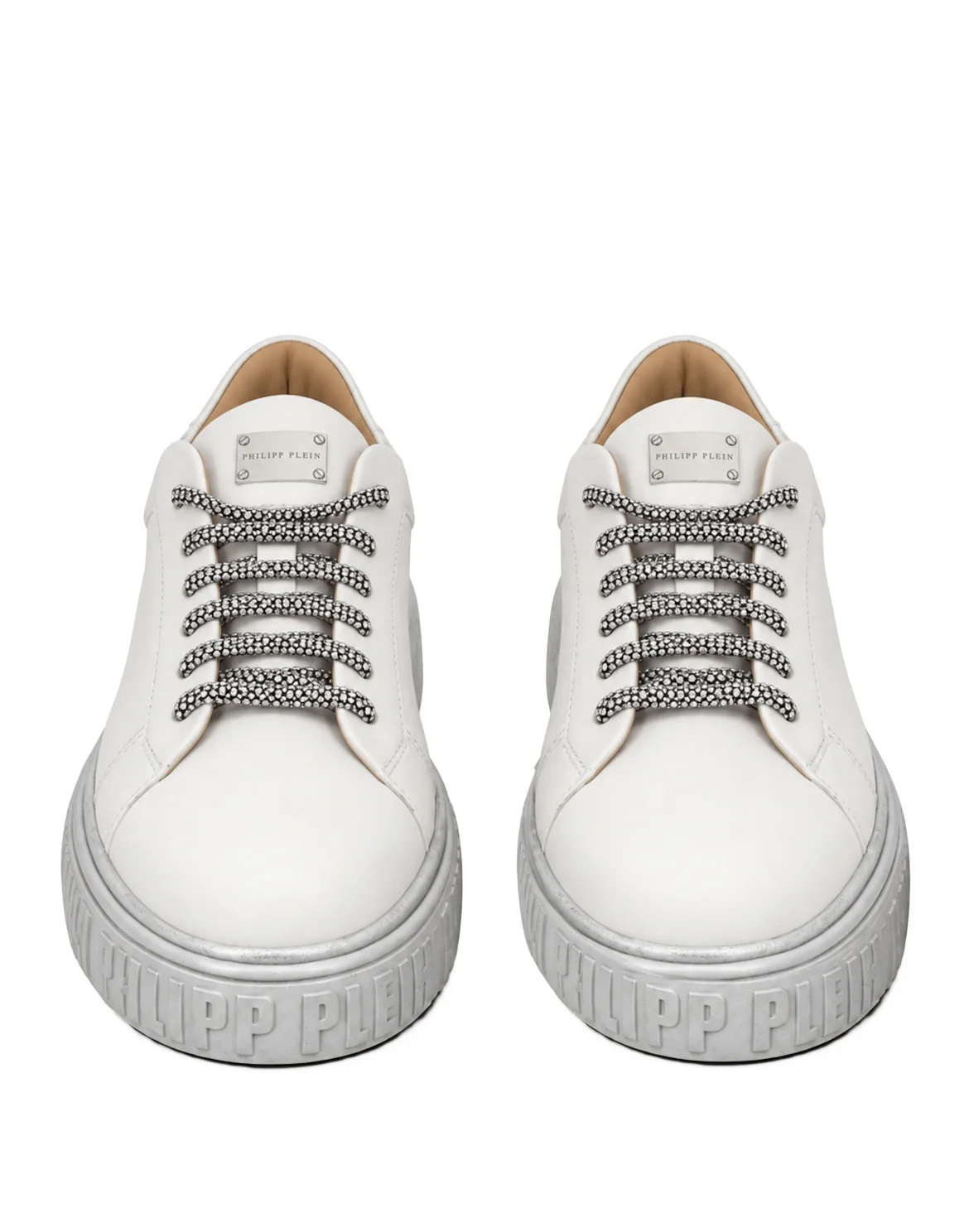 Low-Top Sneakers Strass, цвет: Белый