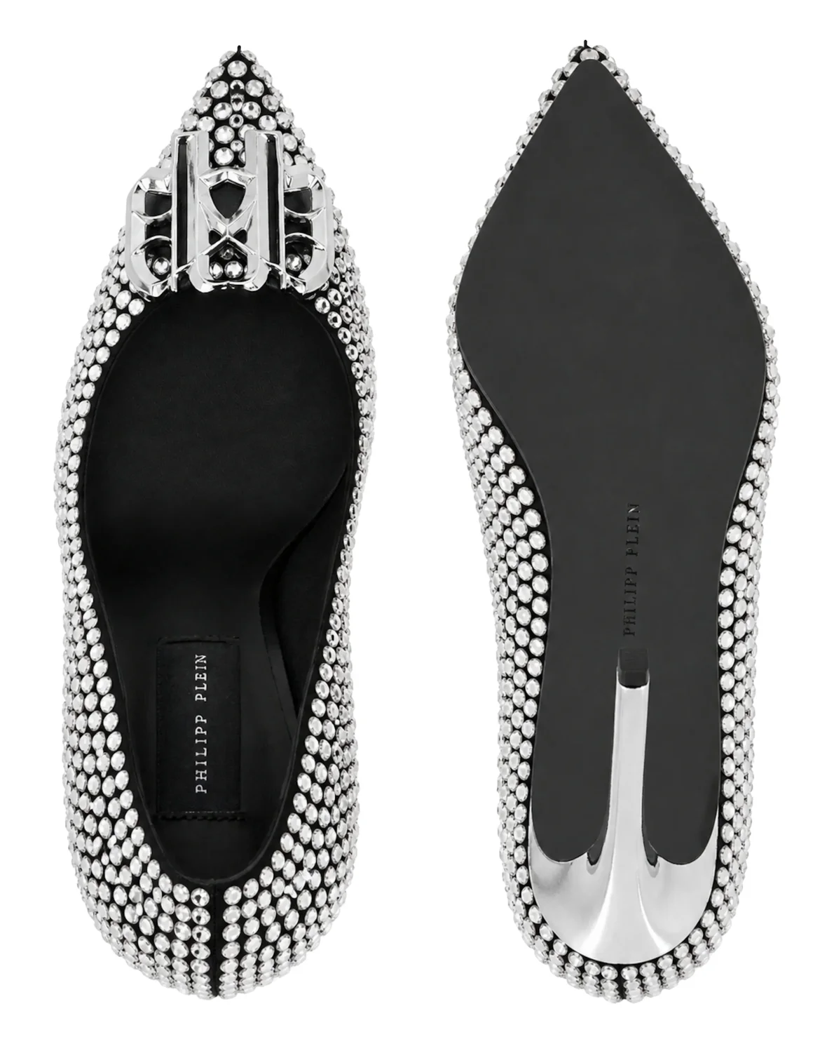 Strass High Heels Decollete Gothic Plein, цвет: Прозрачный