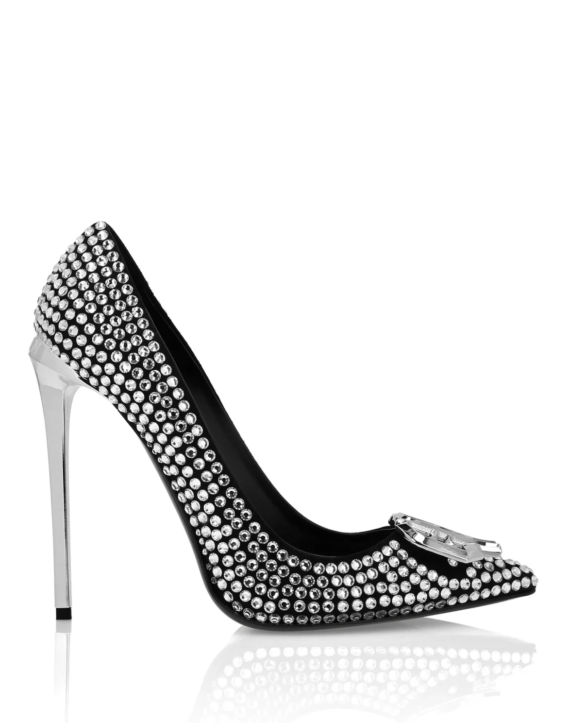 Strass High Heels Decollete Gothic Plein, цвет: Прозрачный