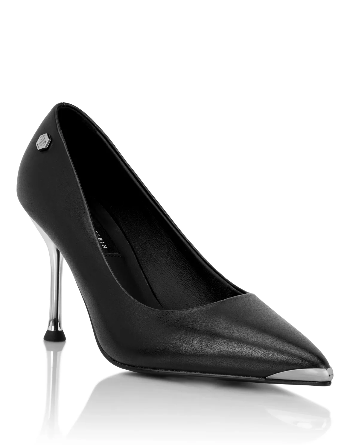 Nappa Decollete Hi-Heels Pump H110 Hexagon, цвет: Черный