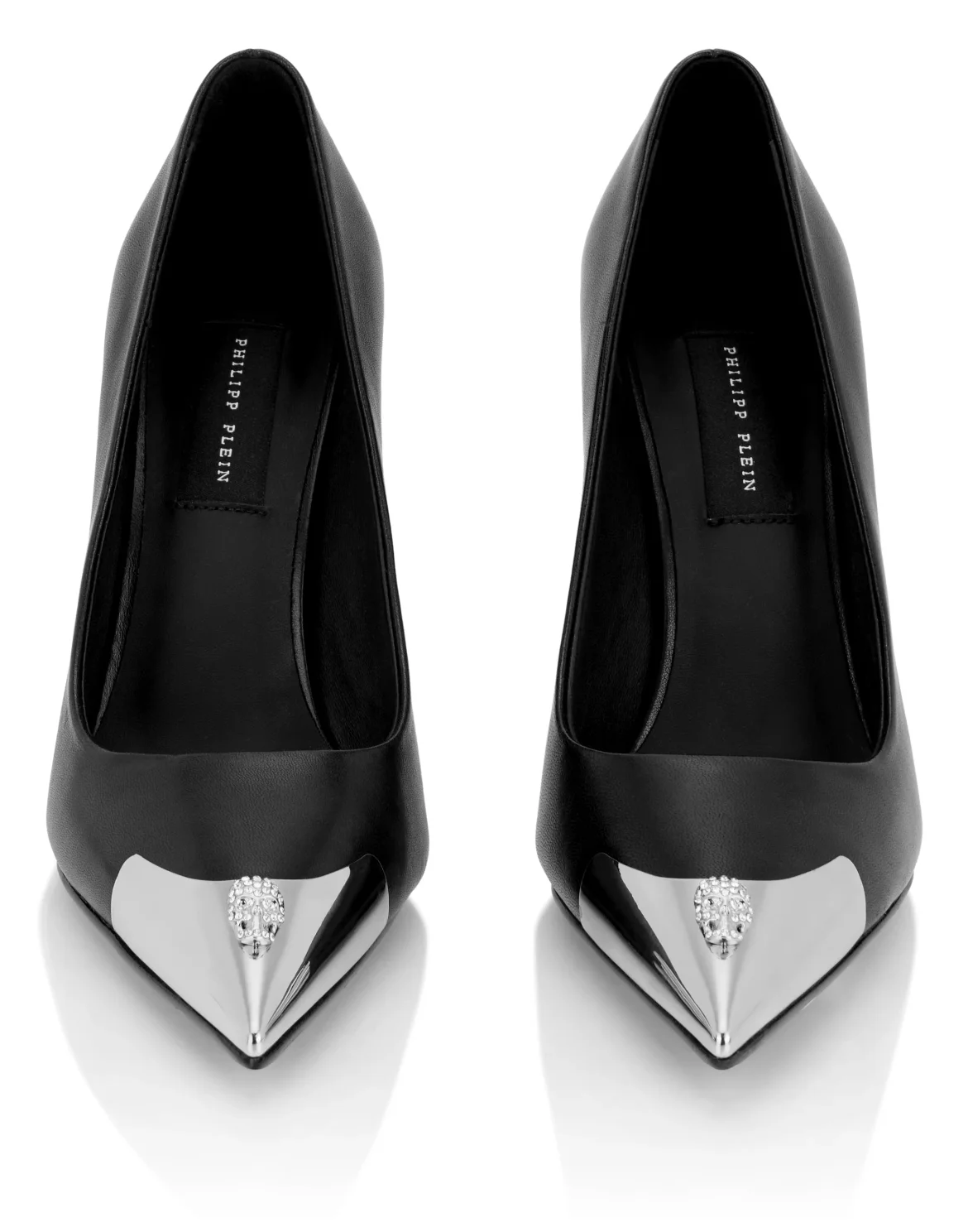Nappa Decollete Hi-Heels Pump H105 Skull Toe, цвет: Черный