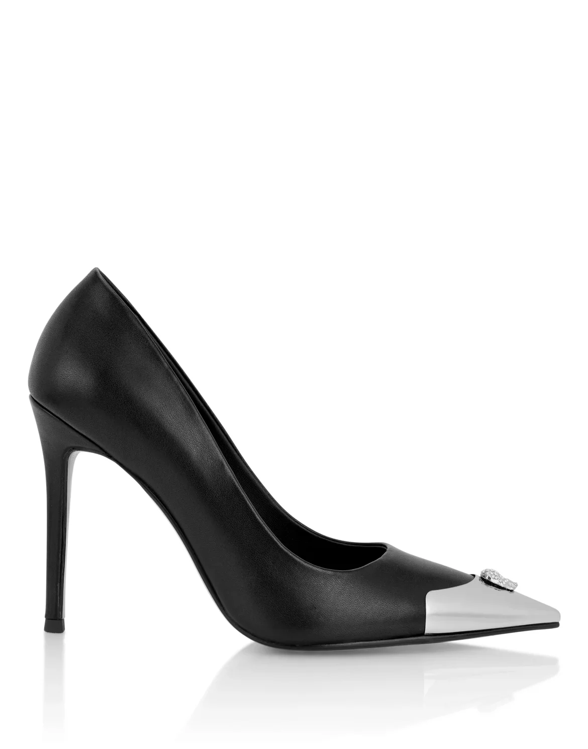 Nappa Decollete Hi-Heels Pump H105 Skull Toe, цвет: Черный