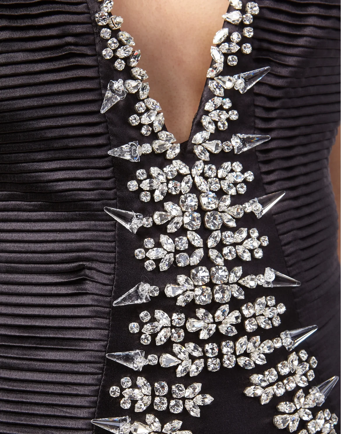 Evening Dress "Block Strass", цвет: Черный