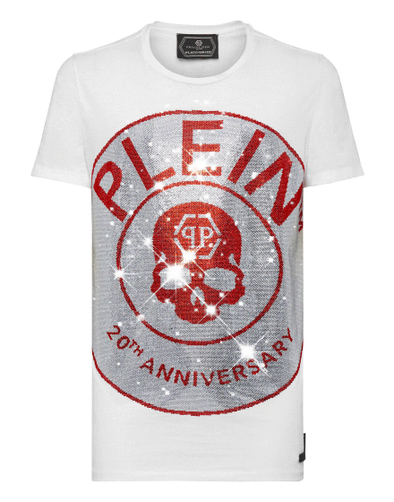 T-shirt Platinum Cut Round Neck Anniversary 20th