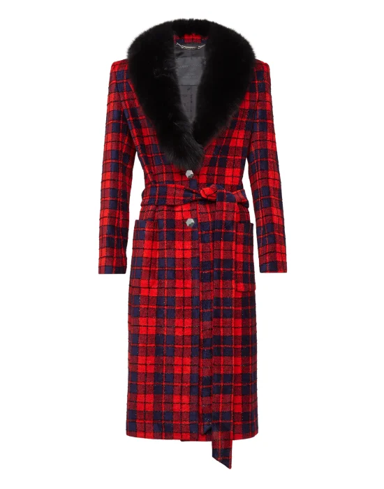 Coat Long Space Plein