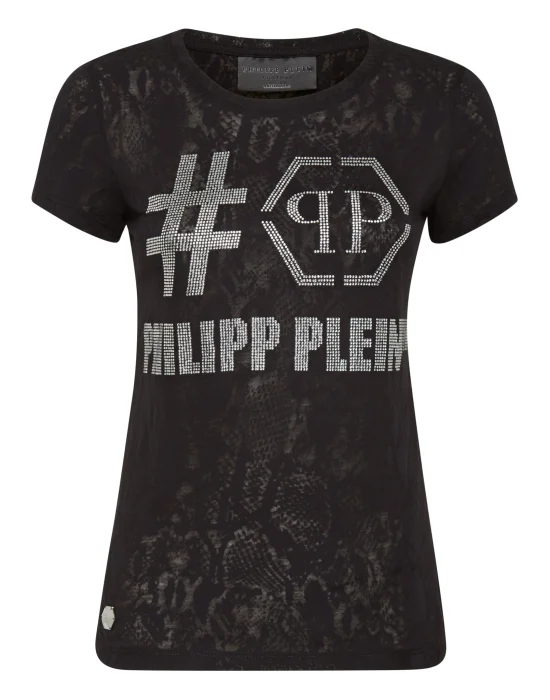 T-shirt Round Neck SS Destroyed