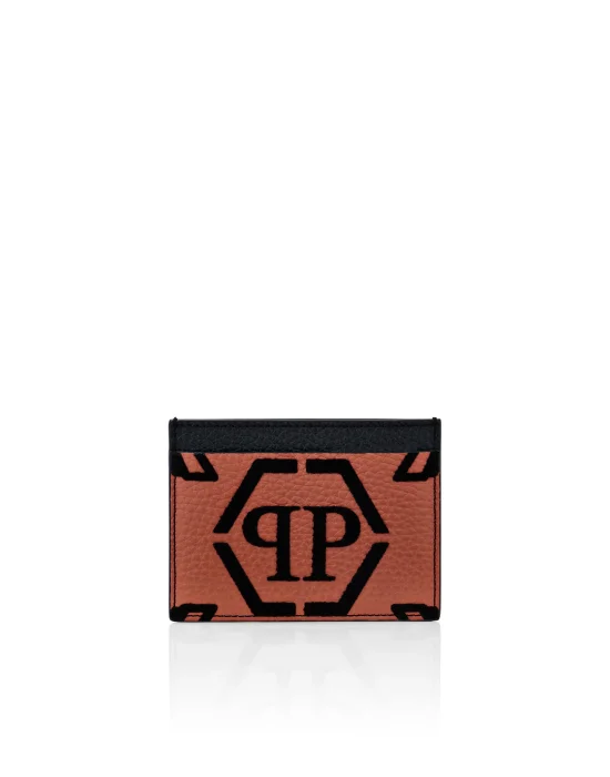 Leather Credit Cards Holder Monogram