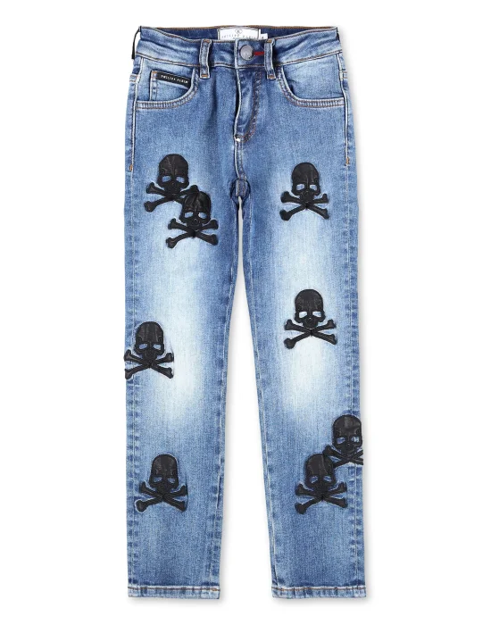 Denim Regular fit Skull