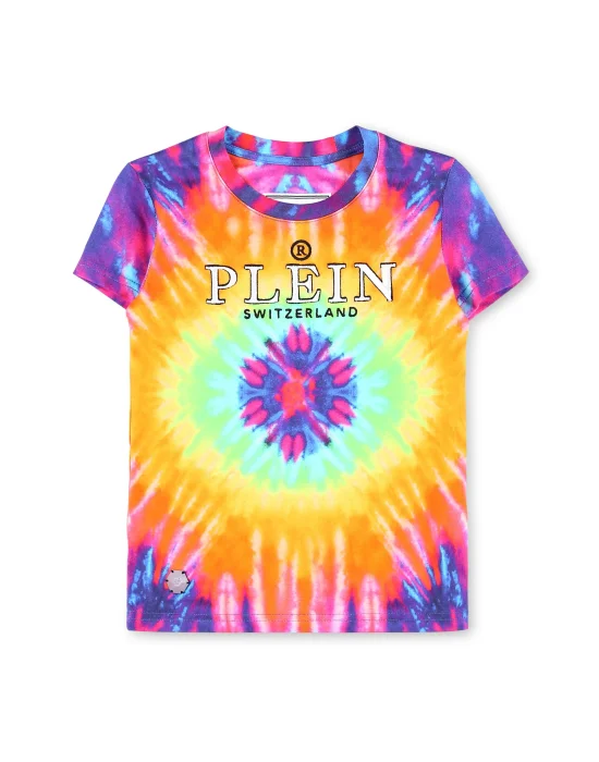 T-shirt Crop Round Neck SS Tie dye