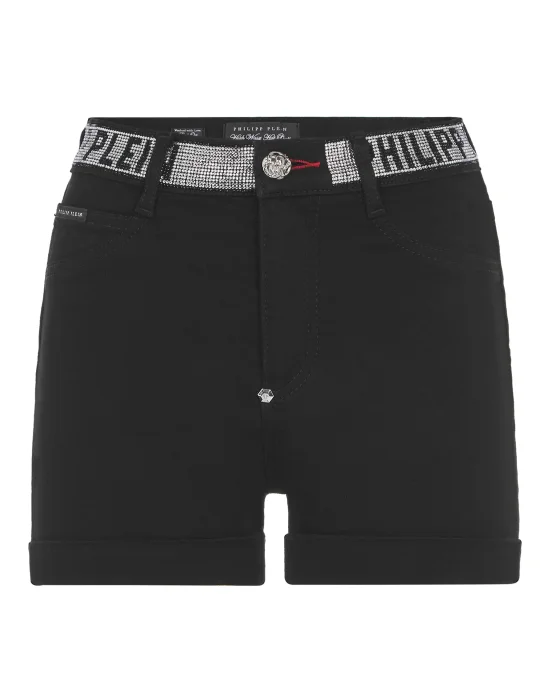 Denim High Waist Hot pants Philipp Plein TM