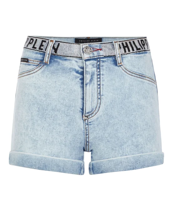 Denim High Waist Hot pants Philipp Plein TM