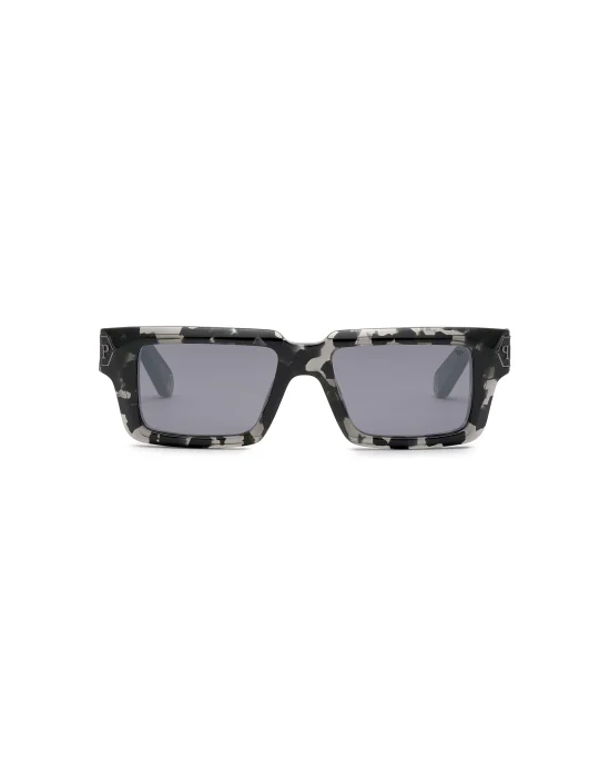 Sunglasses Rectangular Plein Dark Shapes Hexagon