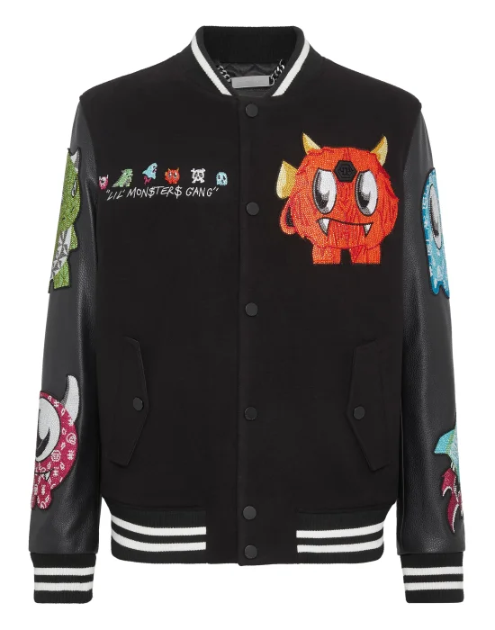 Varsity Bomber Monsters with Crystals