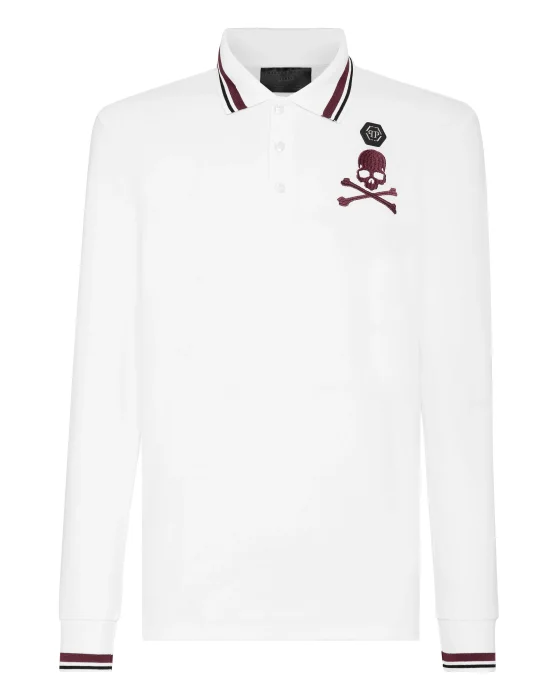 Polo shirt LS Skull&Bones