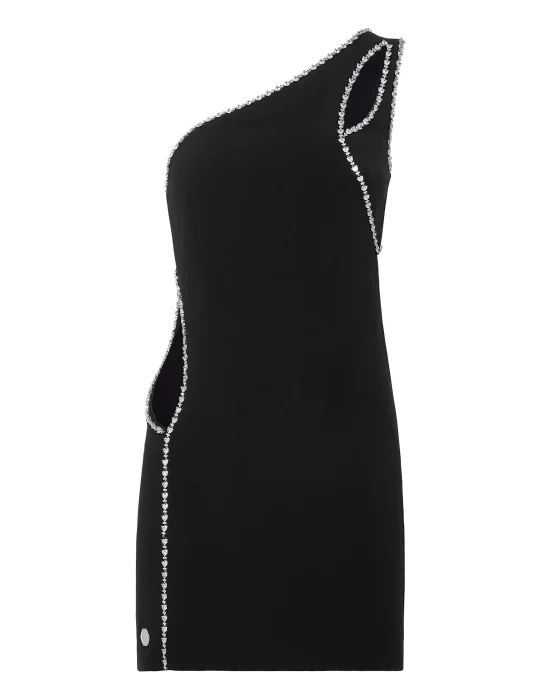 Mini Dress with Crystals