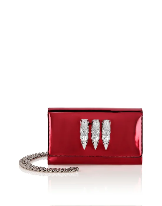 Mirror Leather Clutch
