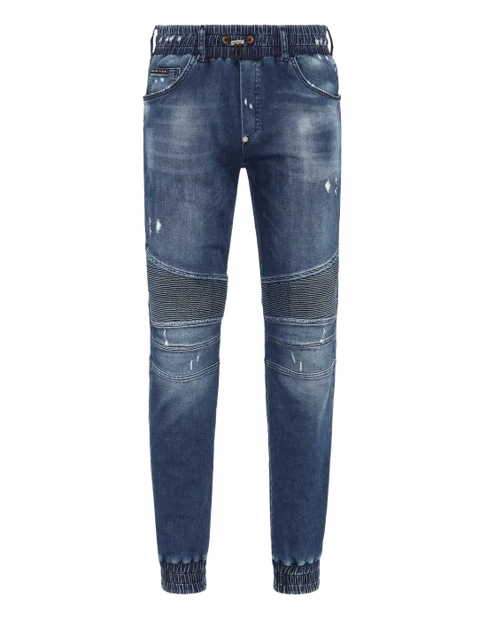 Denim Jogging Trousers