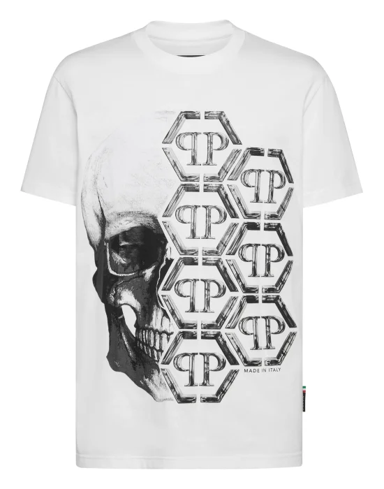 T-shirt Round Neck SS Skull and Plein