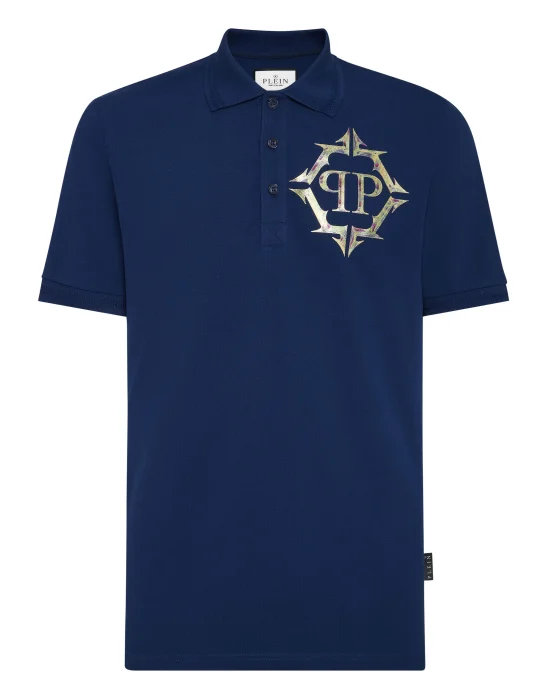 Slim Fit Polo Shirt Chrome