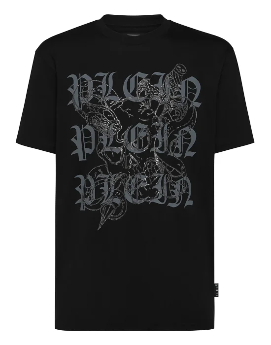 Washed T-shirt Round Neck SS Snake
