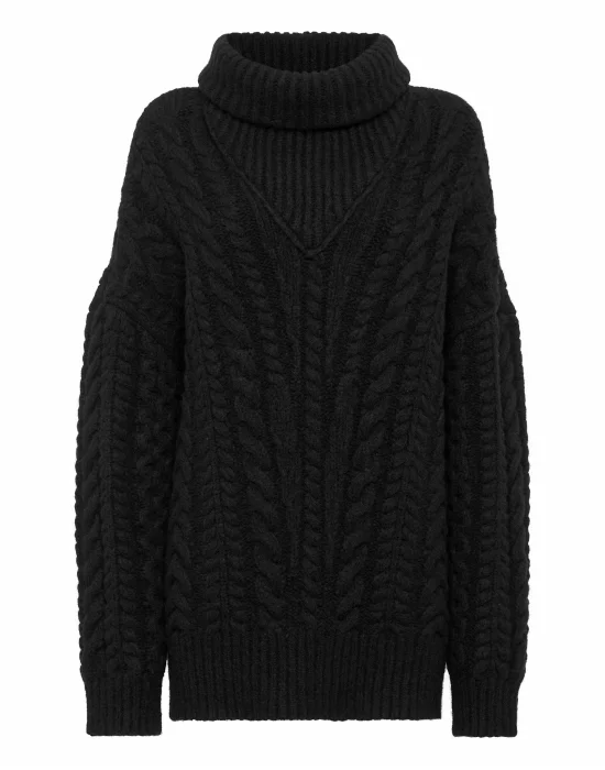 Wool Turtleneck Sweater Skull&Bones